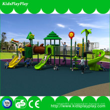 Equipamentos de recreio para crianças ao ar livre com slide inoxidável